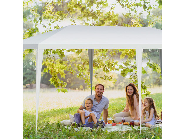 Costway 10'x20' Outdoor Party Wedding Tent Heavy Duty Canopy Pavilion - White