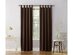 Sun Zero Kenneth Energy Evan Energy Saving Blackout 40 X 63 Inch Tab Top Single Curtain Panel, Chocolate