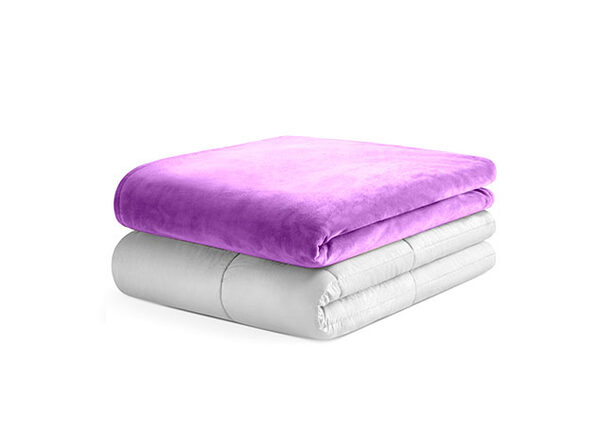 Home Collection Purple Weighted Blanket 18LB 60" x 80" | StackSocial