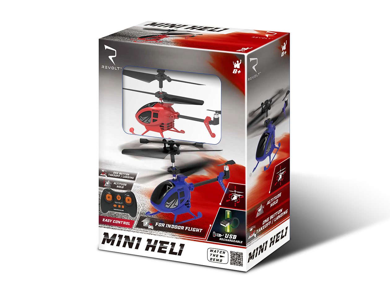 S100 Mini RC Helicopter with Gyro Stabilizer & Altitude Hold
