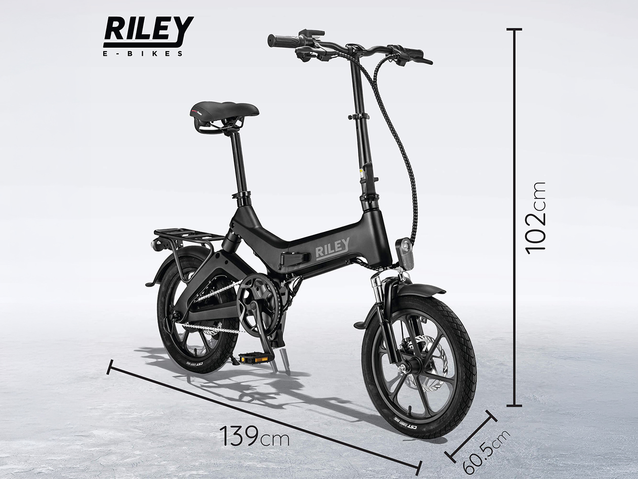 Riley RB1 Folding Electric Bike Green