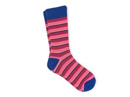 Pink Swipe Stripes by Society Socks