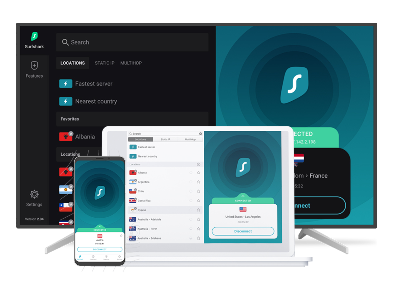 Surfshark VPN Starter Plan: 3-Yr Subscription