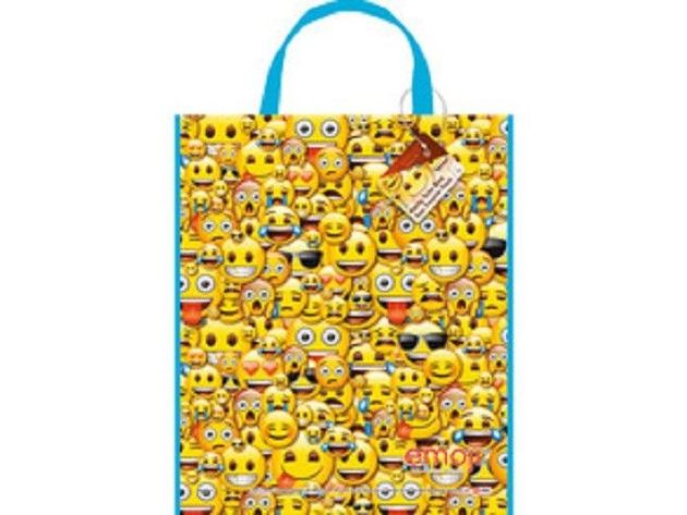 Emoji Party Plastic Tote Bag