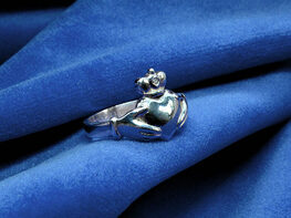 Claddagh Ring in 950 Sterling Silver