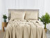 Bamboo 2000 Count 6-Piece Sheet Set with SnugGrip (Taupe/King)