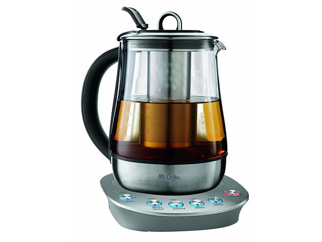 Mr. Coffee BVMC-HTKSS200 Hot Tea Maker and Kettle, Stainless Steel - Stainless
