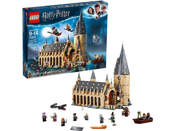 LEGO Harry Potter Hogwarts Great Hall 75954 Building Kit and Magic Castle  Toy, Fantasy Creatures, Hermione Granger, Draco Malfoy and Hagrid (878