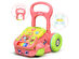 Costway Baby Sit-to-Stand Learning Walker Toddler Activity Musical Toy w/ LED Light PinkBlue - Pink