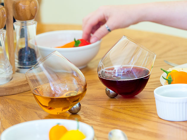 Unspillable Wine Glass: When You Get Tipsy, This Cup Won't