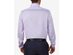 Calvin Klein Steel Men's Slim-Fit Non-Iron Performance Herringbone French Cuff Dress Shirt Purple Size 36-37