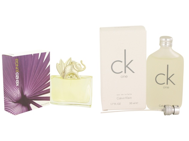 Gift set  Kenzo Jungle Elephant by Kenzo Eau De Parfum Spray 3.4 oz And  CK ONE EDT Pour/Spray (Unisex) 1.7 oz