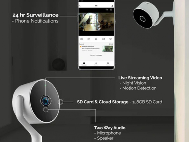 Wi-Fi Smart 1080P Indoor IP Camera