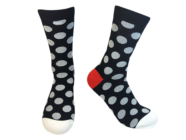 Colorful Men's Cotton Blend Socks (5 Pairs/Metropolitan)
