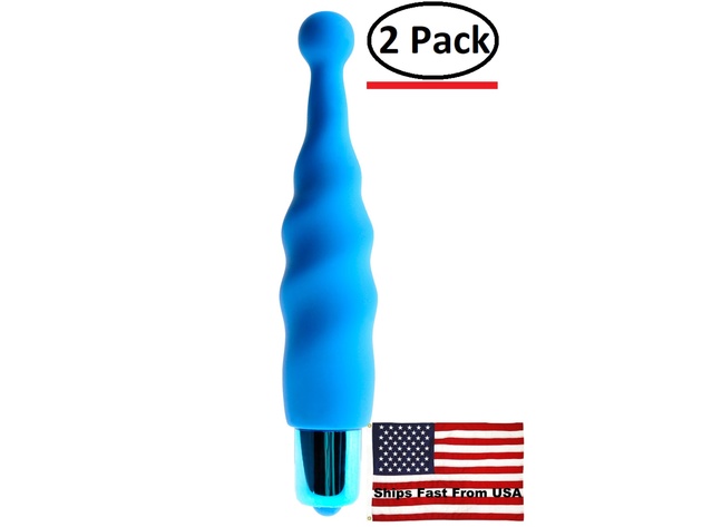 ( 2 Pack ) Silicone Fun Vibe - Blue