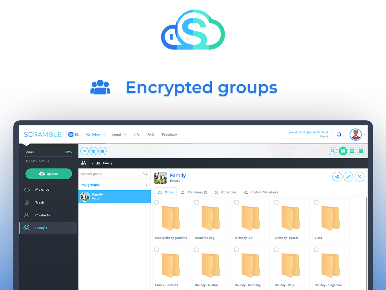 Scramble Cloud Storage Lifetime Subscription (20TB)