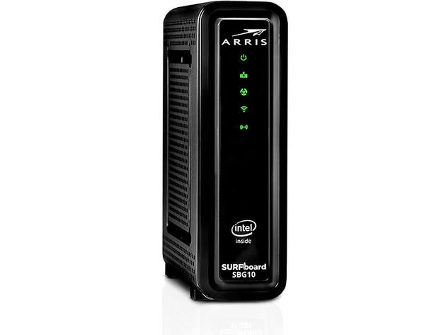 ARRIS SBG10 SURFboard DOCSIS 3.0 Cable Modem And Wi-Fi Router