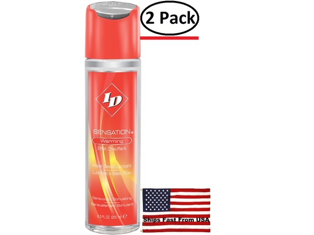 ( 2 Pack ) ID Sensation Warming Water Based Lubricant 8.5 Oz | StackSocial