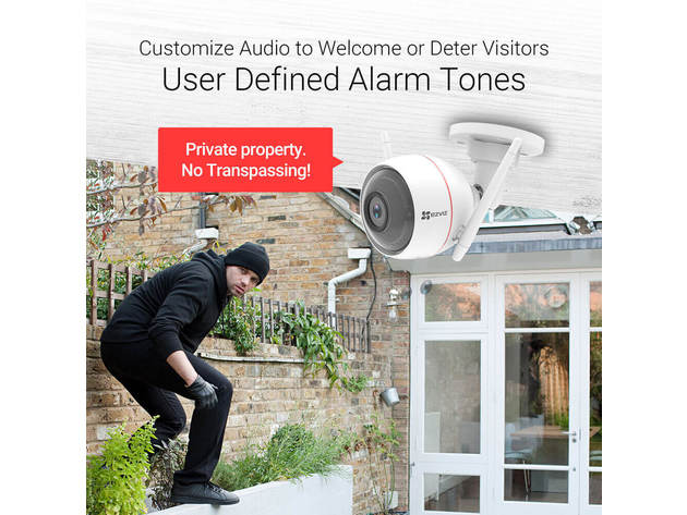 Ezviz EZC3W3H2L28 C3W Pro 1080p Outdoor Wi-Fi Bullet Camera with Night Vision