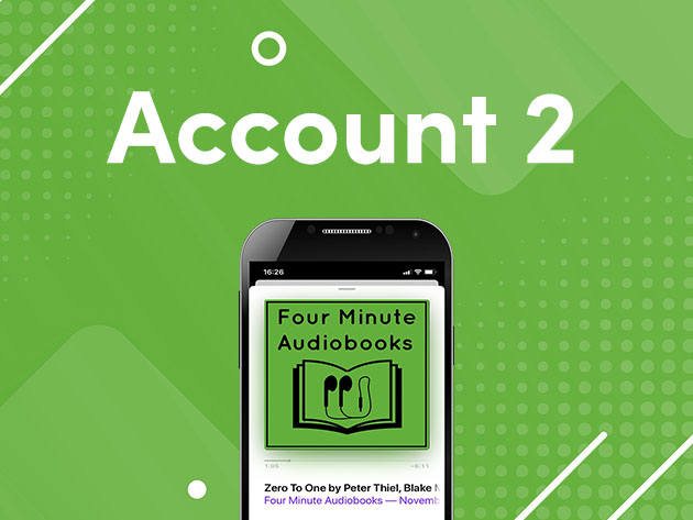 Four Minute Books: Lifetime Subscription (1 Account)