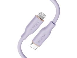 Anker 641 USB-C to Lightning Cable (Flow, Silicone) 3ft / Lilac Purple