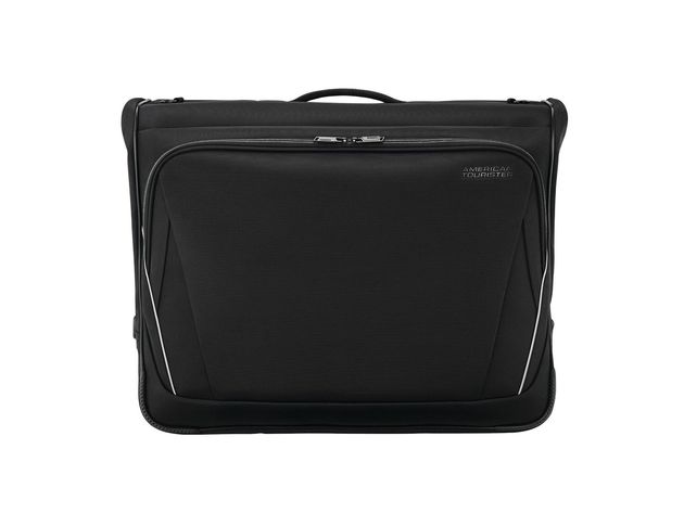American Tourister Superset Large Zippered and Two Corner Pocket Garment Bag, Black