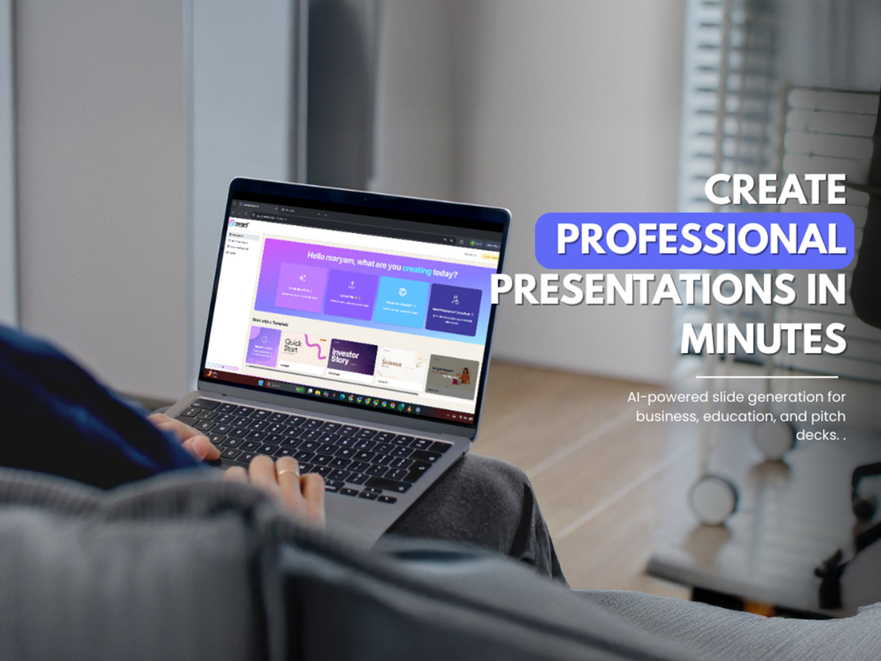 PowerPresent - AI Presentation Generator: Lifetime Subscription (Unlimited Presentations)