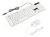 Glowing Keyboard and Mouse Set (White)