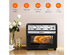 Costway 23 QT Air Fryer Oven 6-in-1 Toaster Oven Dehydrator Rotisserie w/ 9 Accessories - Black