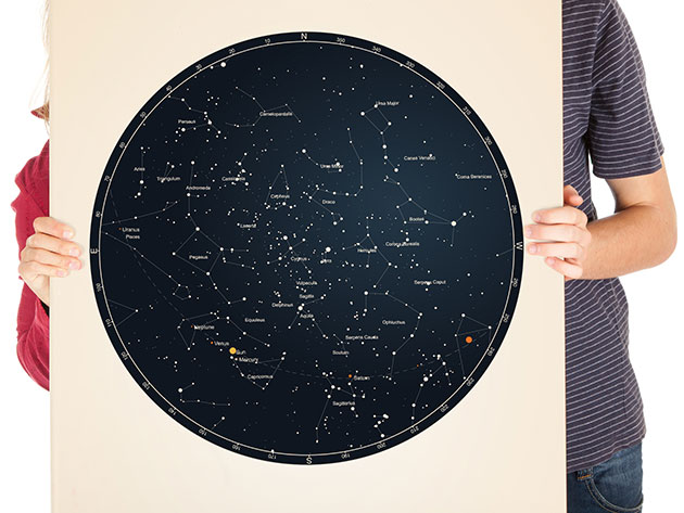 Strellas Personalized Star Map (24x36)