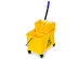 Costway Commercial Mop Bucket Side Press Wringer on Wheels 21 Quart Yellow w/ Panel 