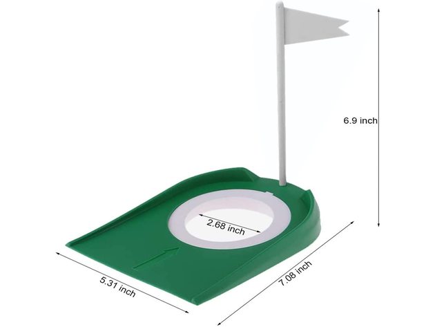 Cup Putting Green Hole Flag Indoor Outdoor Practice Training Aids