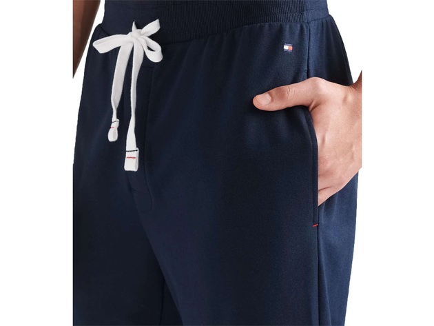 Tommy Hilfiger Men's Color Block Logo Joggers Navy Size Extra Large