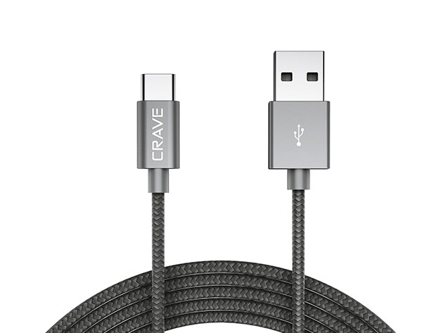 Crave USB-A to USB-C Cable (Slate)