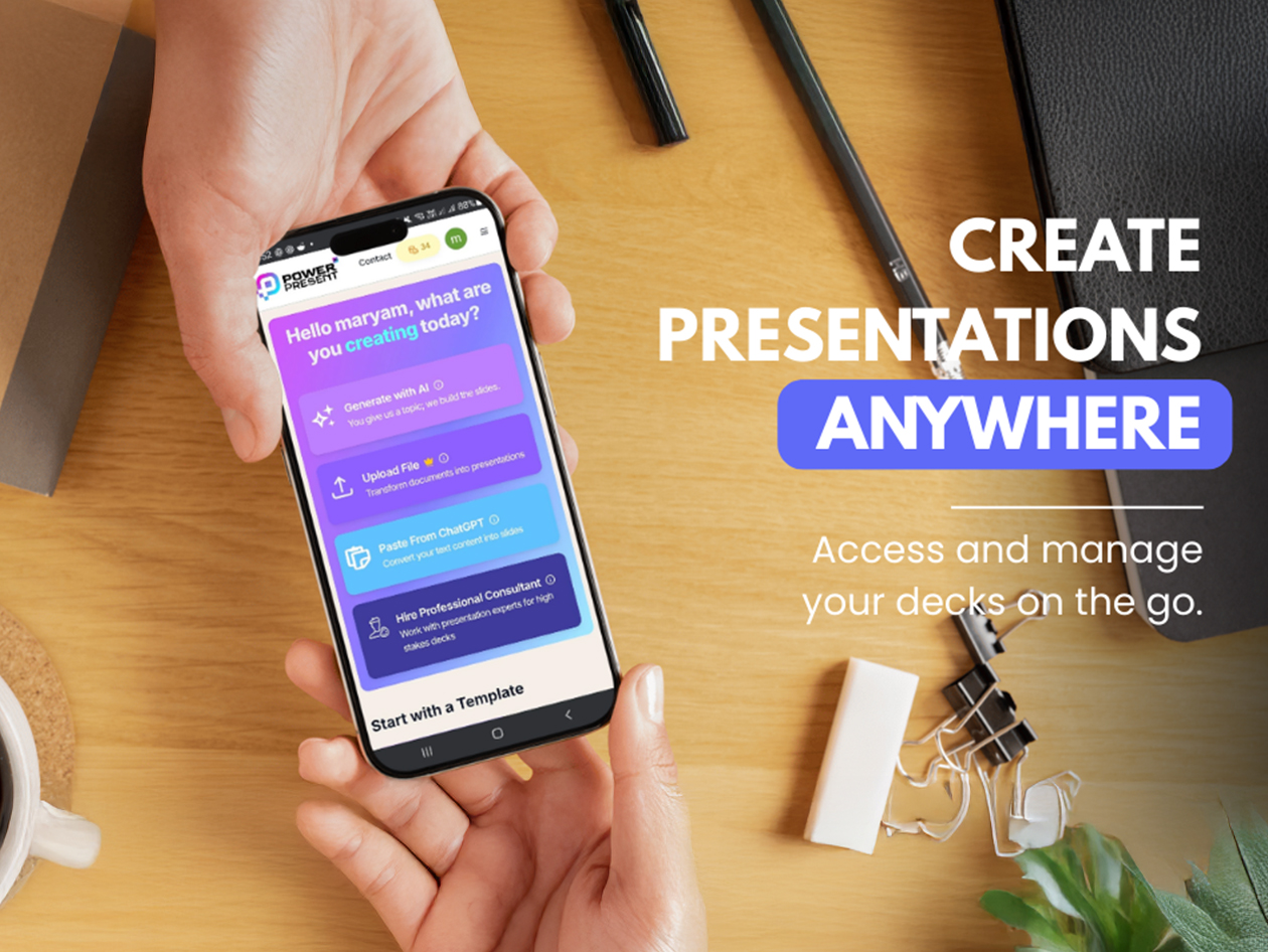 PowerPresent - AI Presentation Generator: Lifetime Subscription (Unlimited Presentations)