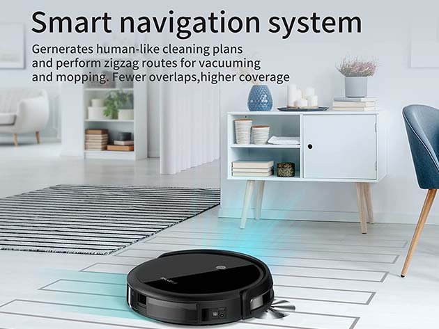 SmartAI G50 2600Pa Robot Vacuum & Mop Combo