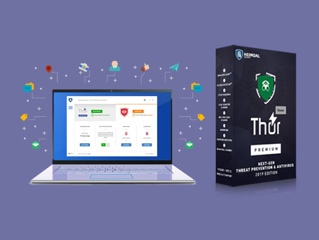 Heimdal Thor Premium Home Antivirus: 5-Yr Subscription (1 PC)