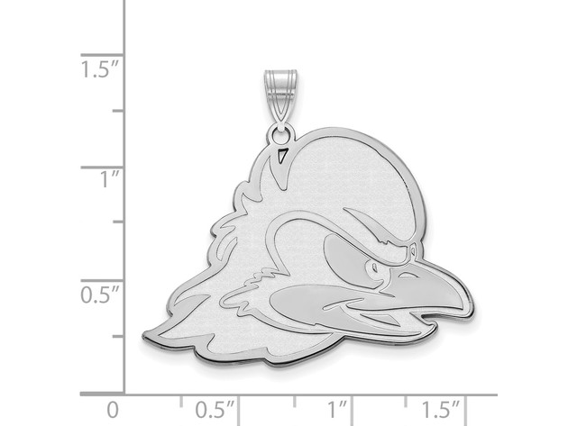 NCAA 14k White Gold U of Delaware XL Pendant