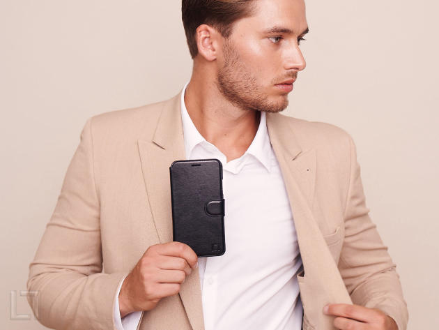 LUPA Legacy iPhone 13 Pro Wallet Case (Black)