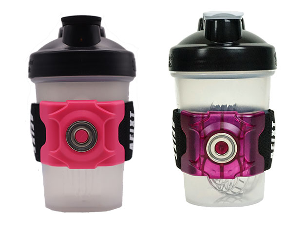 AFIXT® Magnetic Bottle Holder: 2-Pack (Pink + Magenta)
