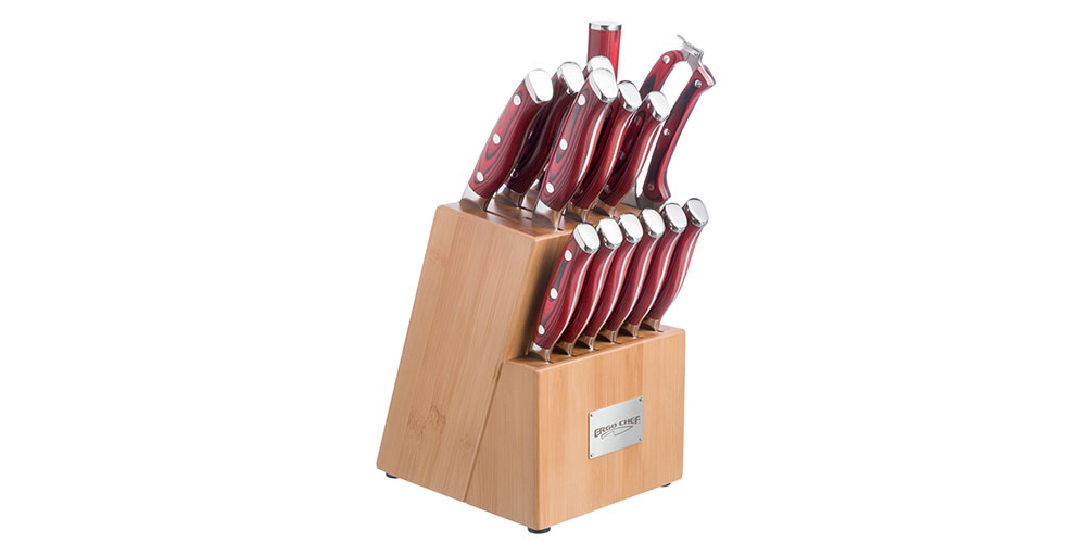 Crimson G10 4pc Steak Knife Set in Gift Box