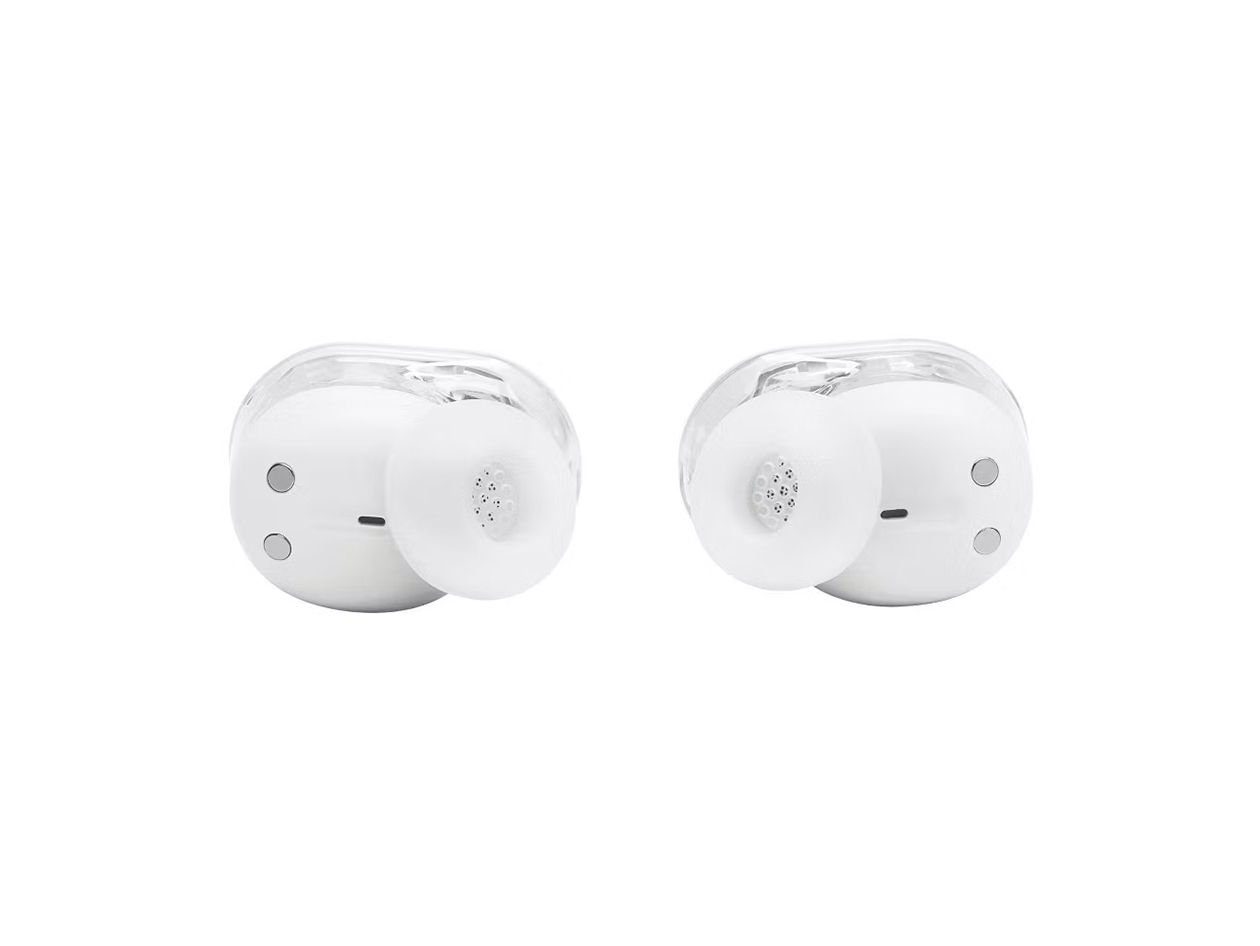 JBL Tune Buds 2 True Wireless Noise Cancelling Earbuds - Ghost White (Open Box)