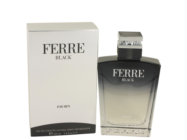 Ferre Black by Gianfranco Ferre Eau De Toilette Spray 3.4 oz for Men