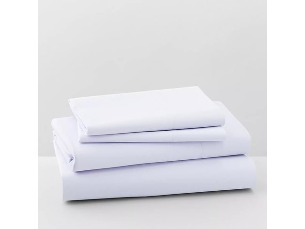 Sky 500 Thread Count 4 Piece Sateen Wrinkle-Resistant King Sheet Set, Orchid Purple
