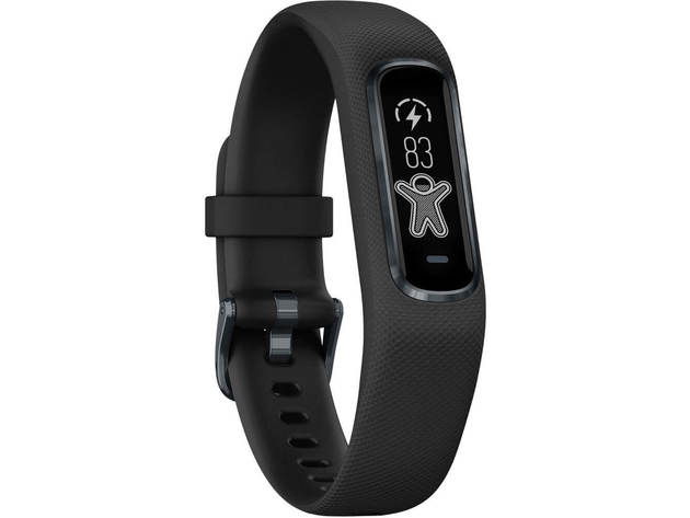 Garmin VIVOSMART4MB vívosmart 4 Activity Tracker - Black/Midnight, Large