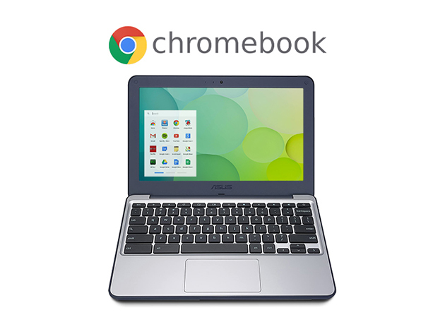 ASUS Chromebook 11.6" Celeron 1.6GHz 16GB SSD - Silver (Refurbished)