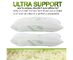 Royal Comfort Luxury Bamboo Covered Memory Foam Pillow Twin Pack Hypoallergenic