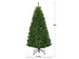 4 Foot 100 LED Pre-Lit Artificial Hinged Christmas Tree 