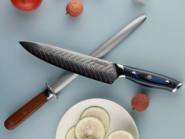 Kanpeki Damascus Knife Set, Seido Knives