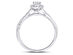 1/3 (ctw I1-I2, G-H-I) Halo Diamond Twist Engagement Ring in 14K White Gold - 8